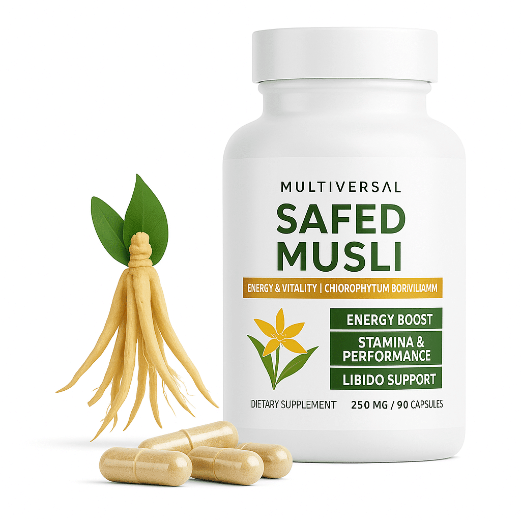 Multiversal Safed Musli Capsules 500gm-60 Capsules