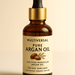 Multiversal Pure Argan Oil — Premium, Cold-Pressed Moroccan Luxury for Hair, Skin, and Body