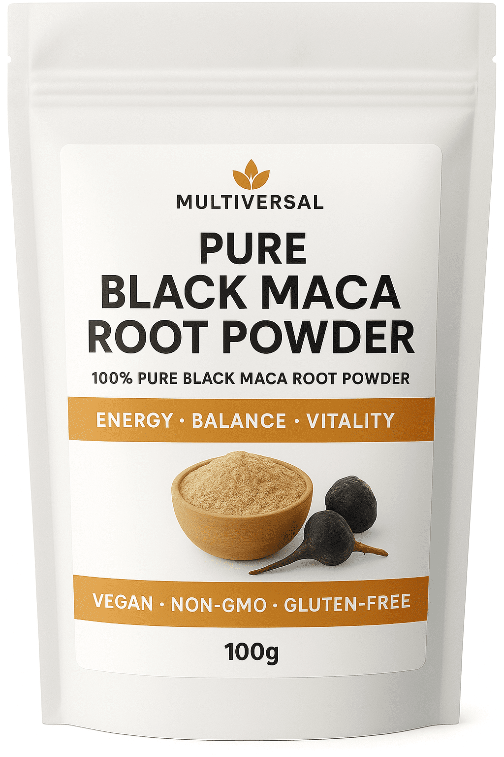 Multiversal Pure Black Maca Root Powder