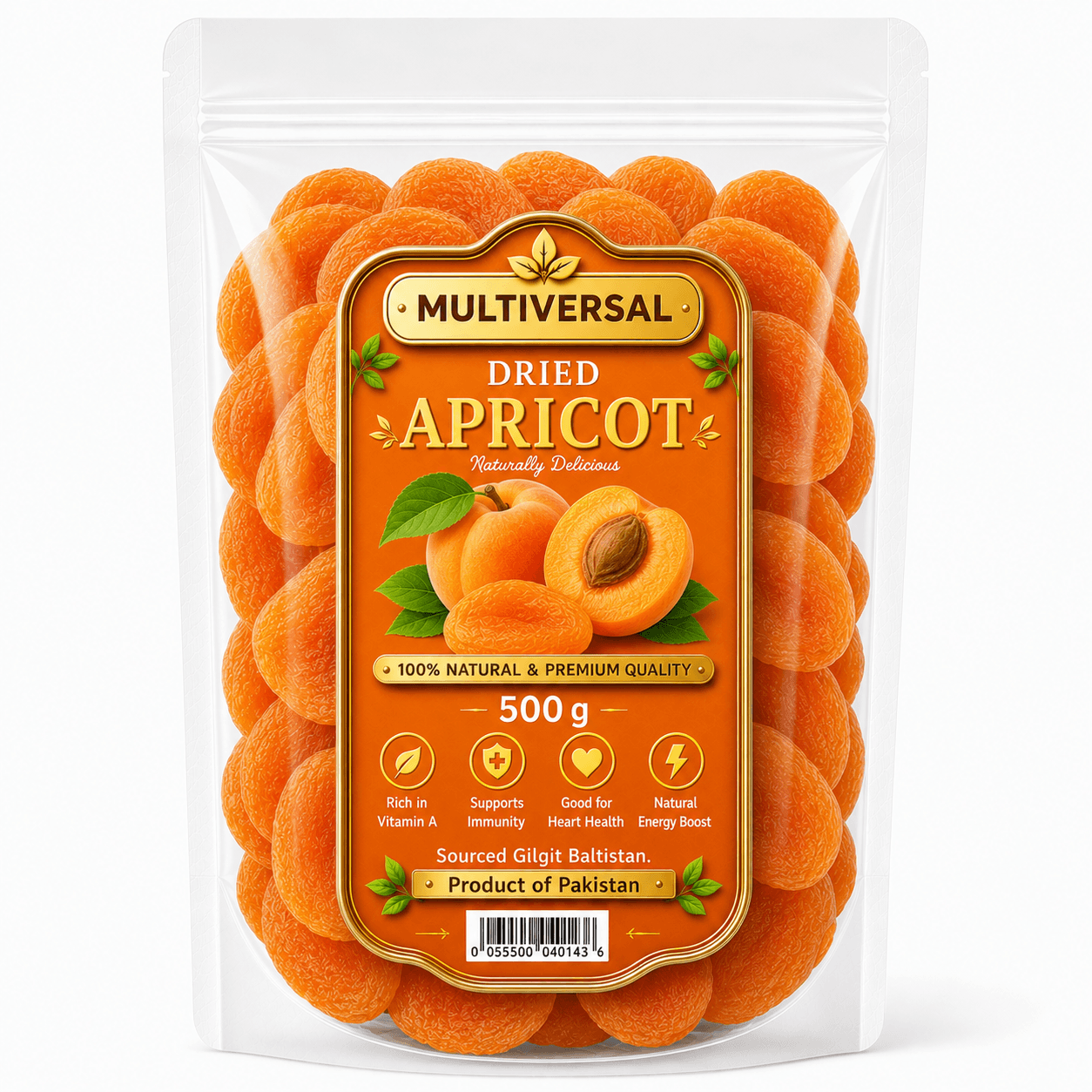 Dried Apricot (Khubani)Multiversal Pure